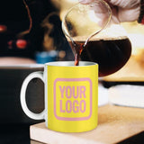 Custom Light Yellow Light Pink Mug
