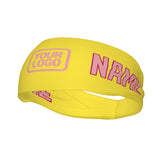 Custom Light Yellow Light Pink Sports headband