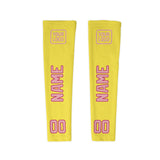 Custom Light Yellow Light Pink Arm Sleeve