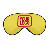 Custom Light Yellow Red Sleep Mask