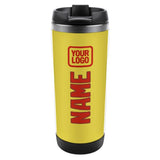 Custom Light Yellow Orange Red Stainless Steel Water Cup