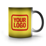 Custom Light Yellow Orange Red Magic Mug