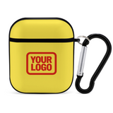 Custom Light Yellow Orange Red AirPods Case