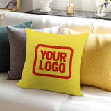Custom Light Yellow Orange Red Pillowcase