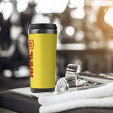 Custom Light Yellow Orange Red Stainless Steel Water Cup