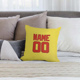 Custom Light Yellow Orange Red Pillowcase