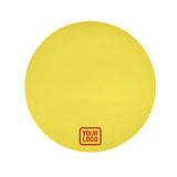 Custom Light Yellow Orange Red Round Table Cloth