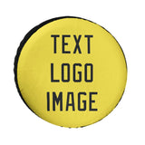 Custom Light Yellow Black Truck Tires