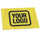 Custom Light Yellow Black Flag