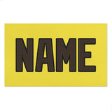 Custom Light Yellow Brown Beach Towel