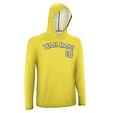 Custom Light Yellow Cream UV-Hoodie