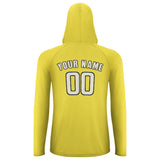 Custom Light Yellow Cream UV-Hoodie
