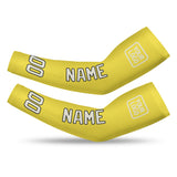 Custom Light Yellow Cream Arm Sleeve