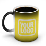 Custom Light Yellow Cream Magic Mug