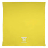 Custom Light Yellow Black Square Table Cloth