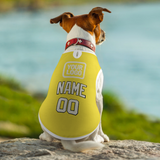 Custom Light Yellow Cream Pet Vest