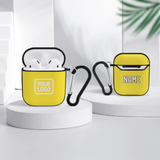 Custom Light Yellow Cream AirPods Case