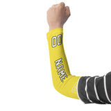 Custom Light Yellow Cream Arm Sleeve