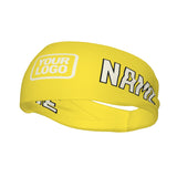 Custom Light Yellow Cream Sports headband