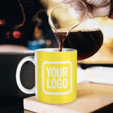 Custom Light Yellow Cream Mug