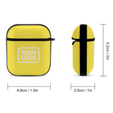 Custom Light Yellow Cream AirPods Case