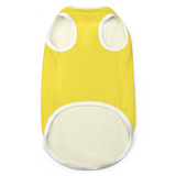 Custom Light Yellow Cream Pet Vest