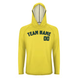 Custom Light Yellow Green UV-Hoodie