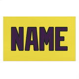 Custom Light Yellow Purple Beach Towel