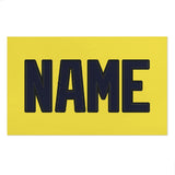 Custom Light Yellow Navy Beach Towel