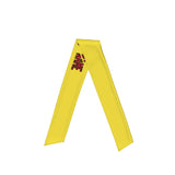 Custom Light Yellow Red Headband