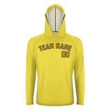 Custom Light Yellow Yellow UV-Hoodie