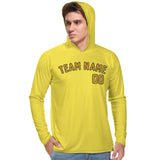 Custom Light Yellow Yellow UV-Hoodie