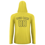 Custom Light Yellow Light Yellow UV-Hoodie