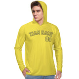 Custom Light Yellow Light Yellow UV-Hoodie