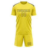 Custom Light Yellow Light Yellow Soccer Jersey