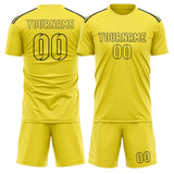 Custom Light Yellow Light Yellow Soccer Jersey