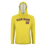 Custom Light Yellow Copper Rose UV-Hoodie
