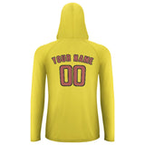 Custom Light Yellow Copper Rose UV-Hoodie