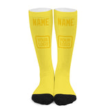 Custom Light Yellow Gold Knee-High Sock