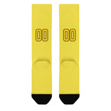 Custom Light Yellow Gold Knee-High Sock