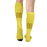 Custom Light Yellow Gold Knee-High Sock