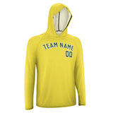 Custom Light Yellow Green UV-Hoodie