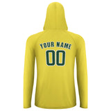 Custom Light Yellow Green UV-Hoodie