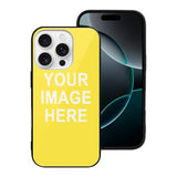 Custom Light Yellow White Phone Case