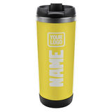 Custom Light Yellow White Stainless Steel Water Cup