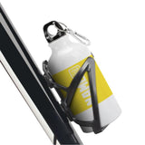 Custom Light Yellow White Sports Bottle