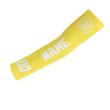 Custom Light Yellow White Arm Sleeve