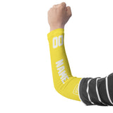Custom Light Yellow White Arm Sleeve