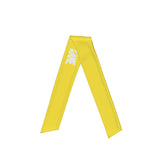 Custom Light Yellow White Headband