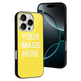 Custom Light Yellow White Phone Case